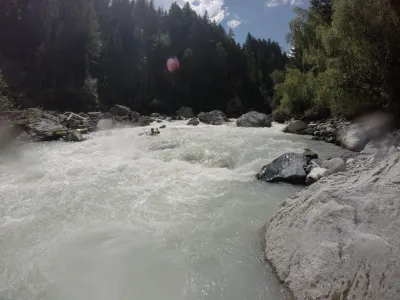 Un passage typique de la gorge